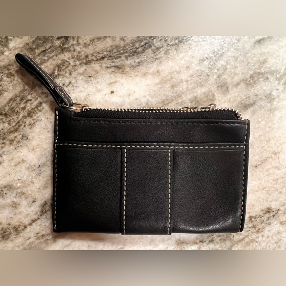 Coach brown leather keychain wallet. New, barely used. Genuine leather. - Picture 8 of 9